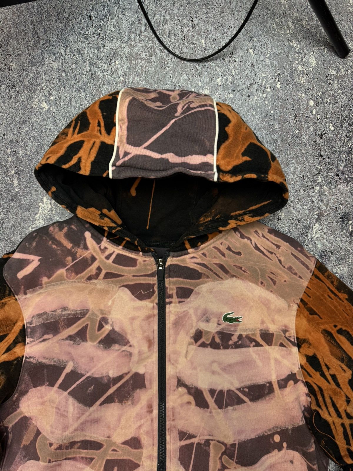 Lacoste CRAZY CUSTOM SKELETON LACOSTE ZIP HOODIE Size US L / EU 52-54 / 3 - 7 Thumbnail