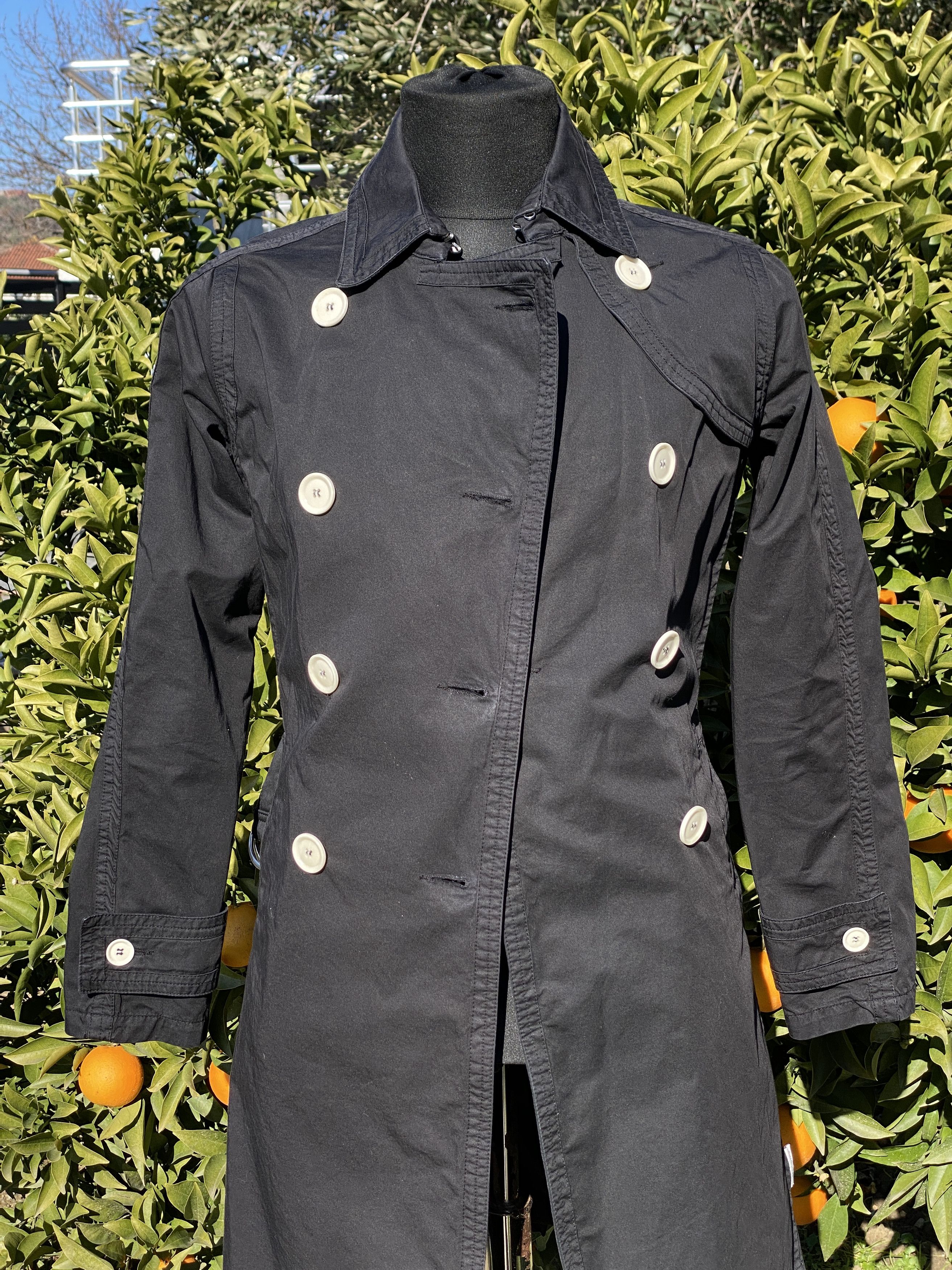 Rare Moncler Archive Long Jacket Trench Pea Size 1 S Belted