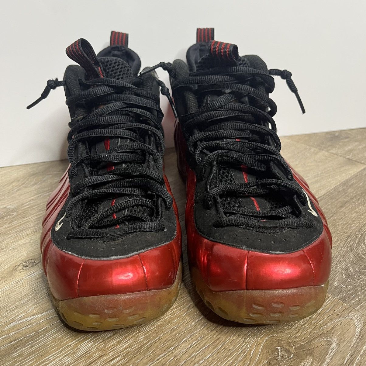 Nike 2012 nike air foamposite red metallic Size US 9.5 / EU 42-43 - 4 Thumbnail