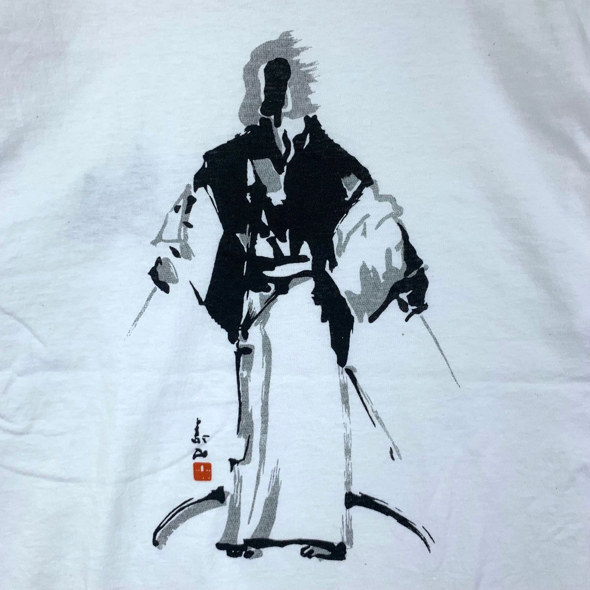Fruit Of The Loom IAIDO JAPANESE SWORD DRAWING Martial Art Tee Shirt Size US M / EU 48-50 / 2 - 5 Thumbnail