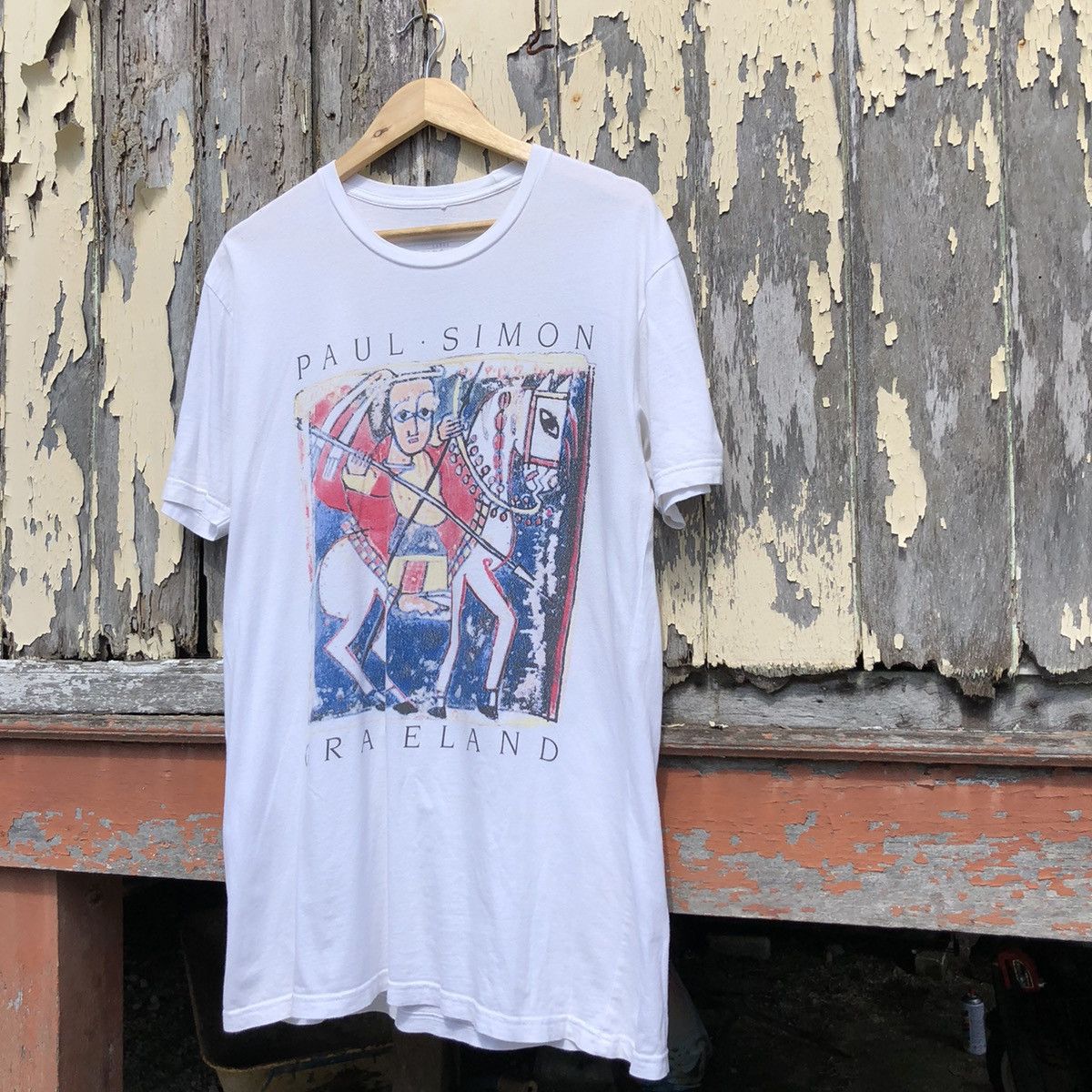 Band Tees Vintage y2k Art Paul Simon Graceland Tshirt Size US L / EU 52-54 / 3 - 2 Thumbnail