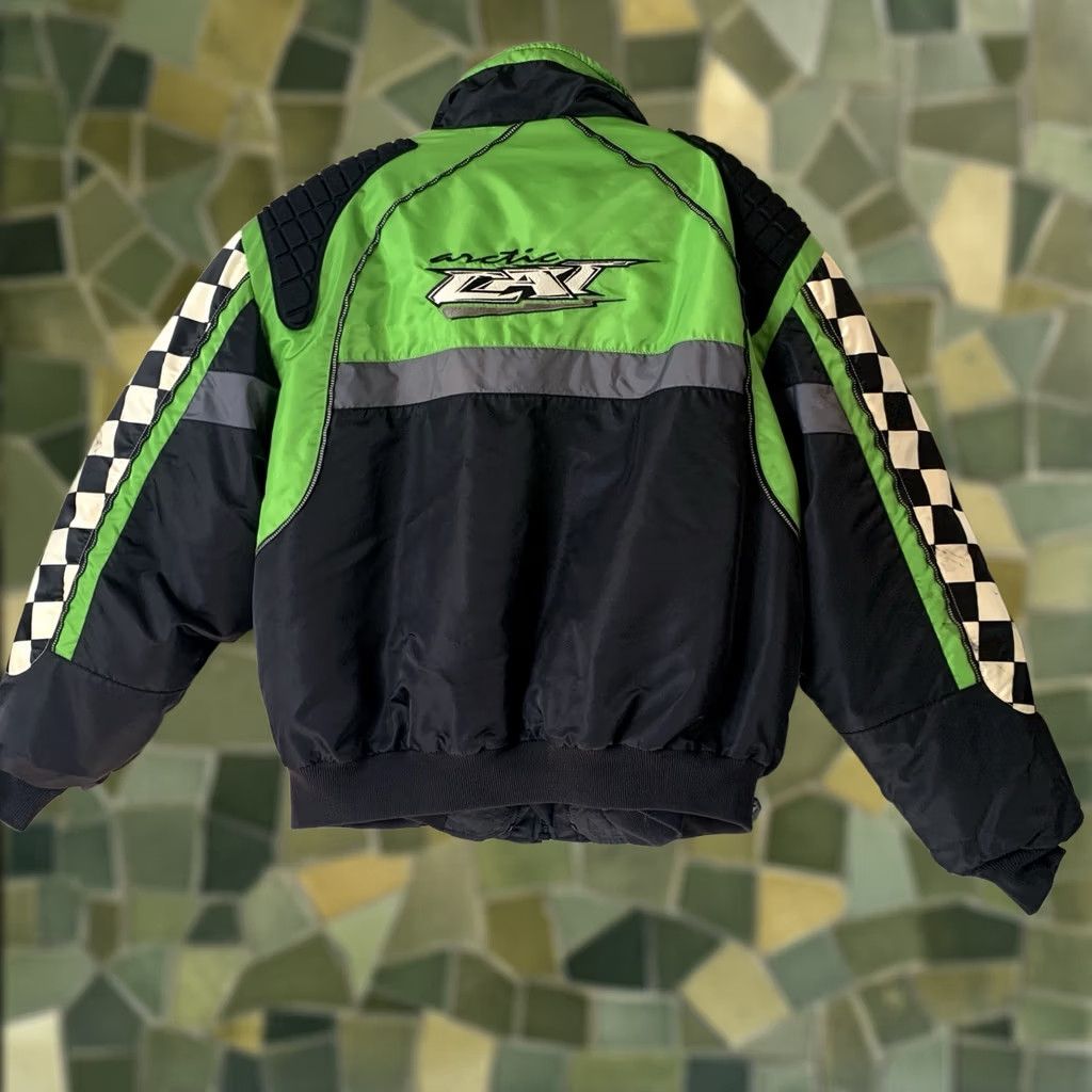 Vintage VINTAGE Arctic Cat Jacket Mens XL Green & Black 2in1 Coat Nitro Thinsulate Snowmobile Hoodie? Size US XL / EU 56 / 4 - 1 Thumbnail