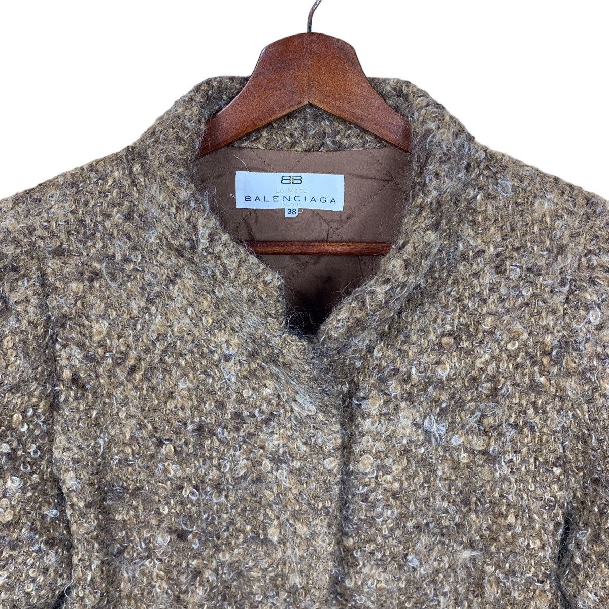 Balenciaga × Vintage Vintage Balenciaga Paris Wool Coat Size XS / US 0-2 / IT 36-38 - 2 Thumbnail
