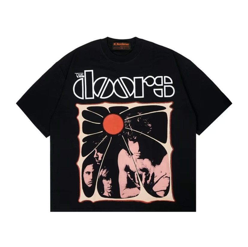 Band Tees × Vintage 🔥RARE🔥The Doors boot Jim Morrison tee Size US L / EU 52-54 / 3 - 7 Thumbnail