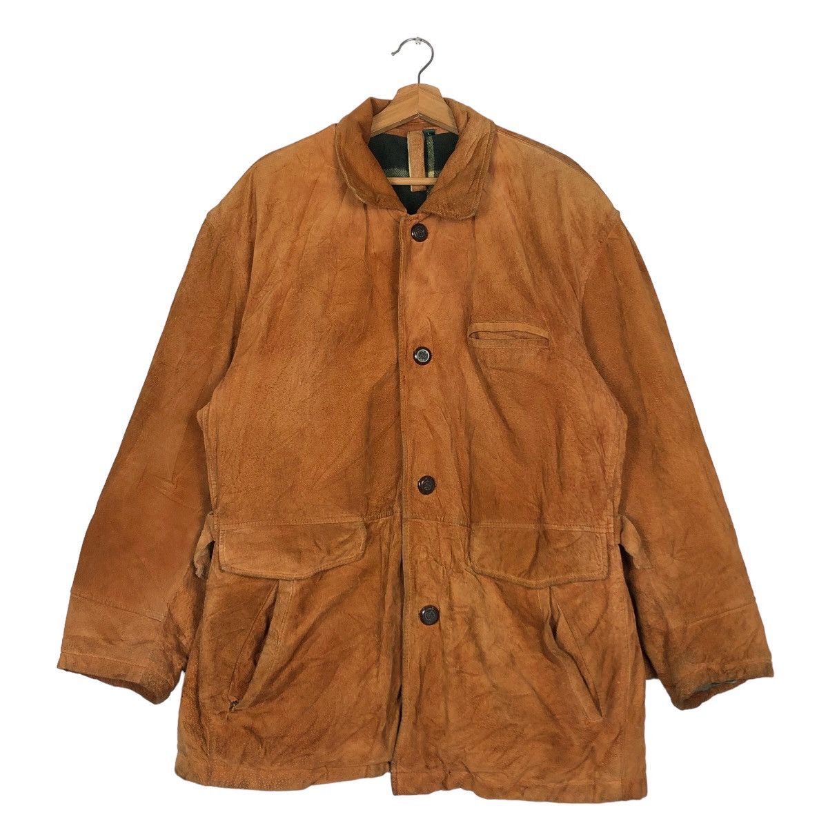 🔥Vtg Genuine Leather Jacket Japan Inspire Issey Miyake