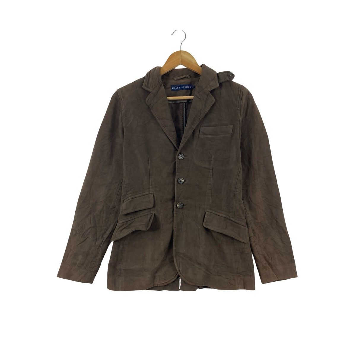 Polo Ralph Lauren Vintage RALPH LAUREN Suede Style Blazer Jacket Casual Size XS / US 0-2 / IT 36-38 - 3 Thumbnail