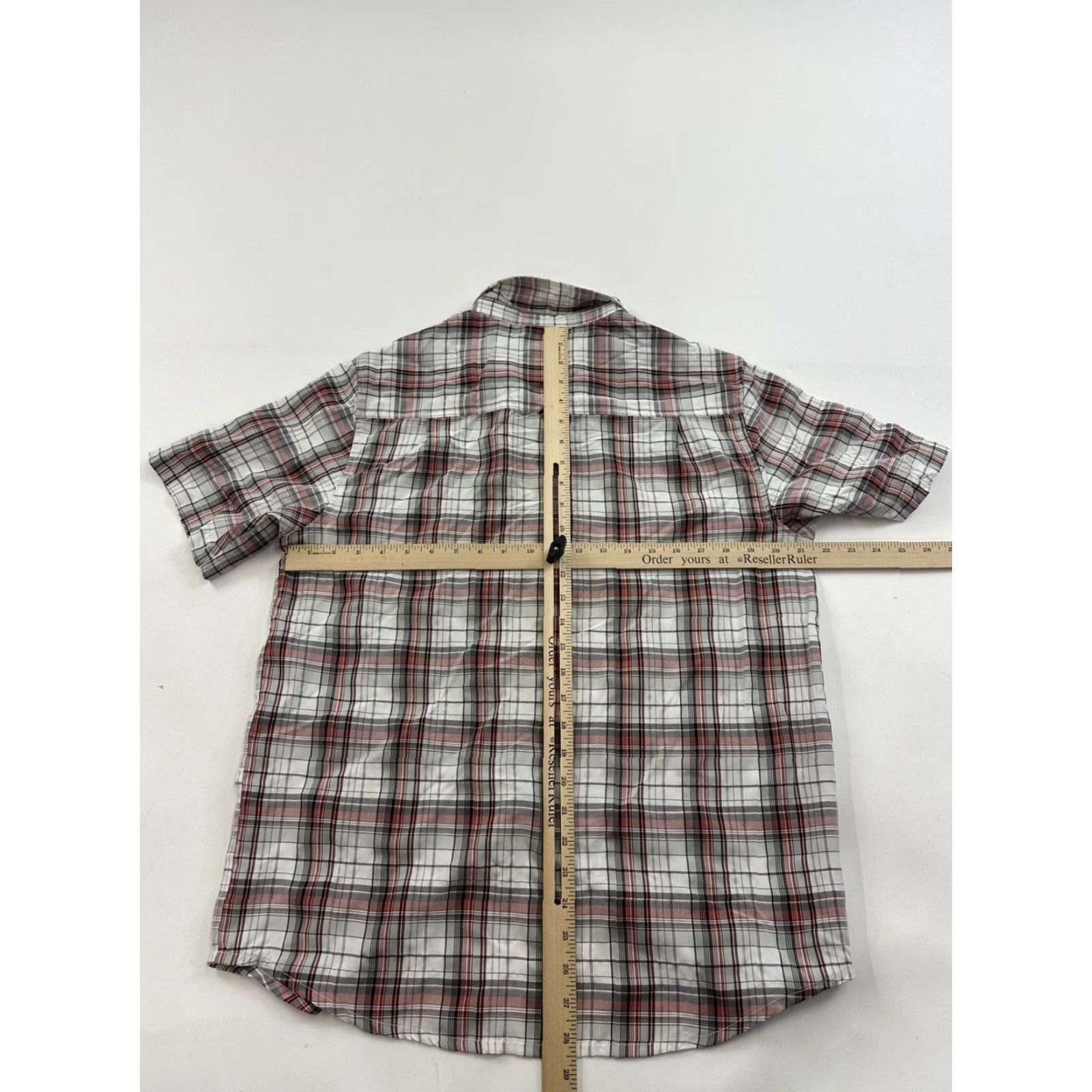Prana Prana Shirt Mens Medium Plaid Short Sleeve Button-Up Multicolor Shirt Mens Button-Up Short Sleeve Plaid Prana Size US M / EU 48-50 / 2 - 4 Thumbnail