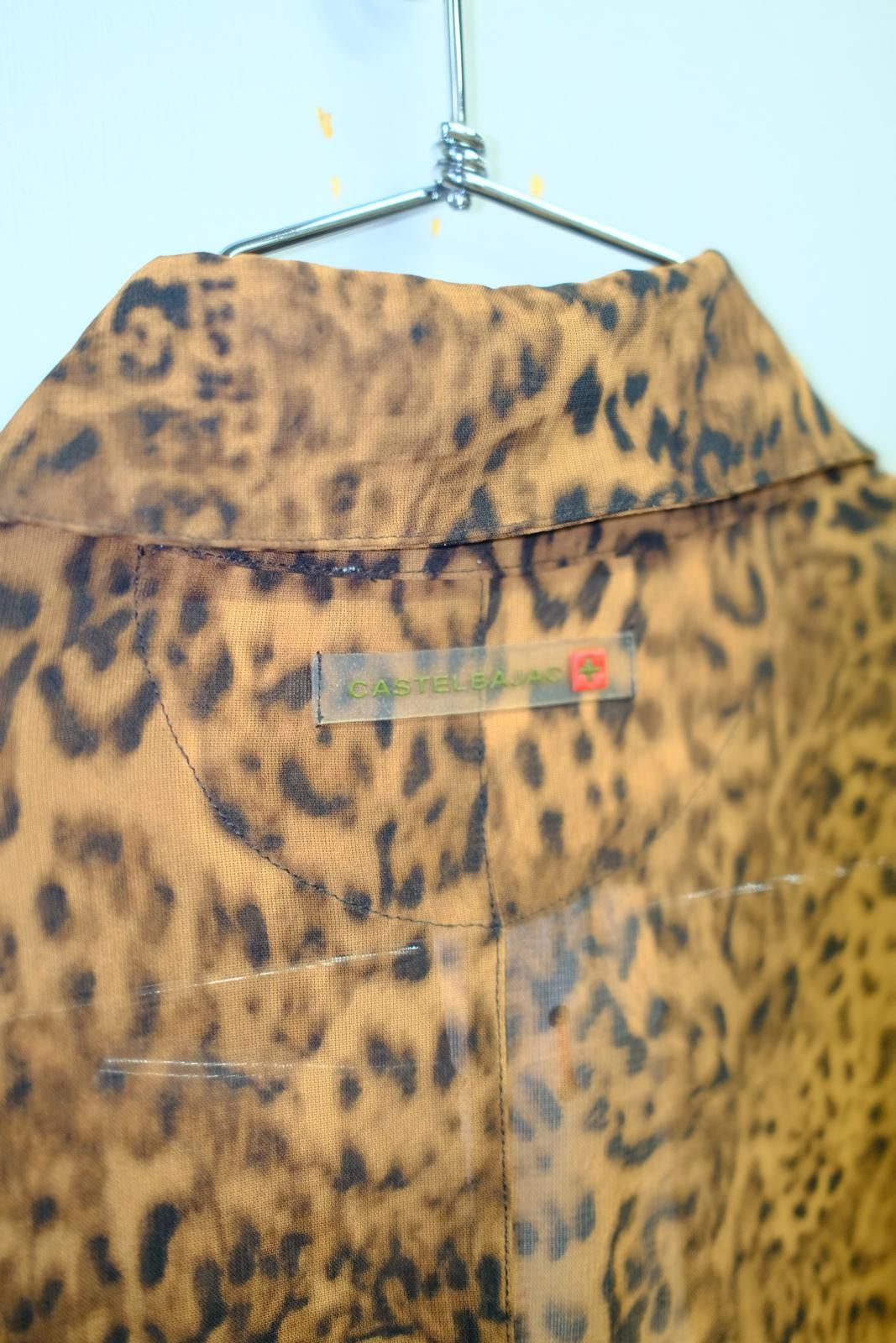 Jean Charles De Castelbajac 90's Castelbajac Leopard Print Long Sleeve Button-Up Size M / US 6-8 / IT 42-44 - 5 Thumbnail