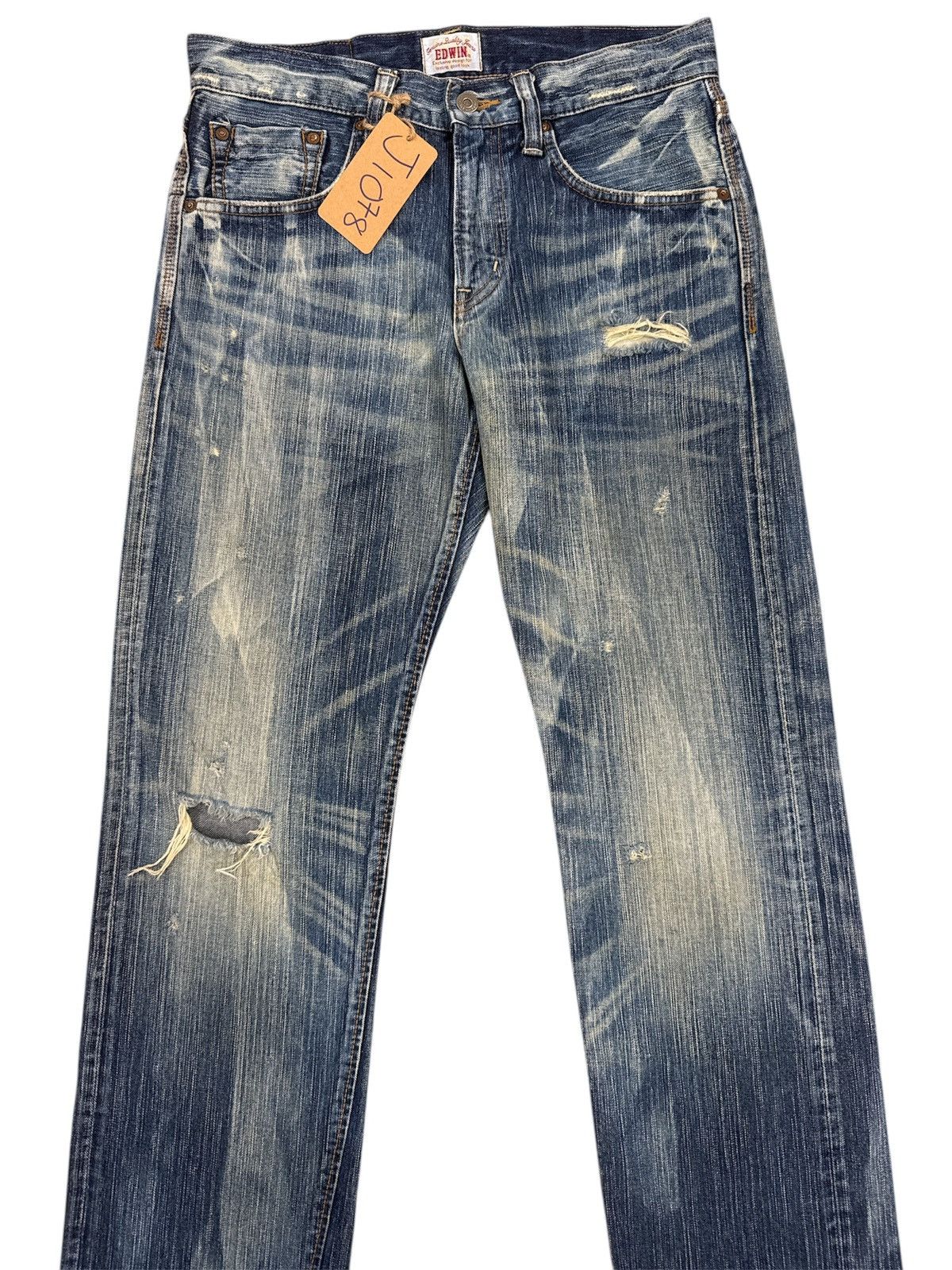 Kapital Japanese Edwin Exclusive Distressed Jeans Size US 31 - 4 Thumbnail