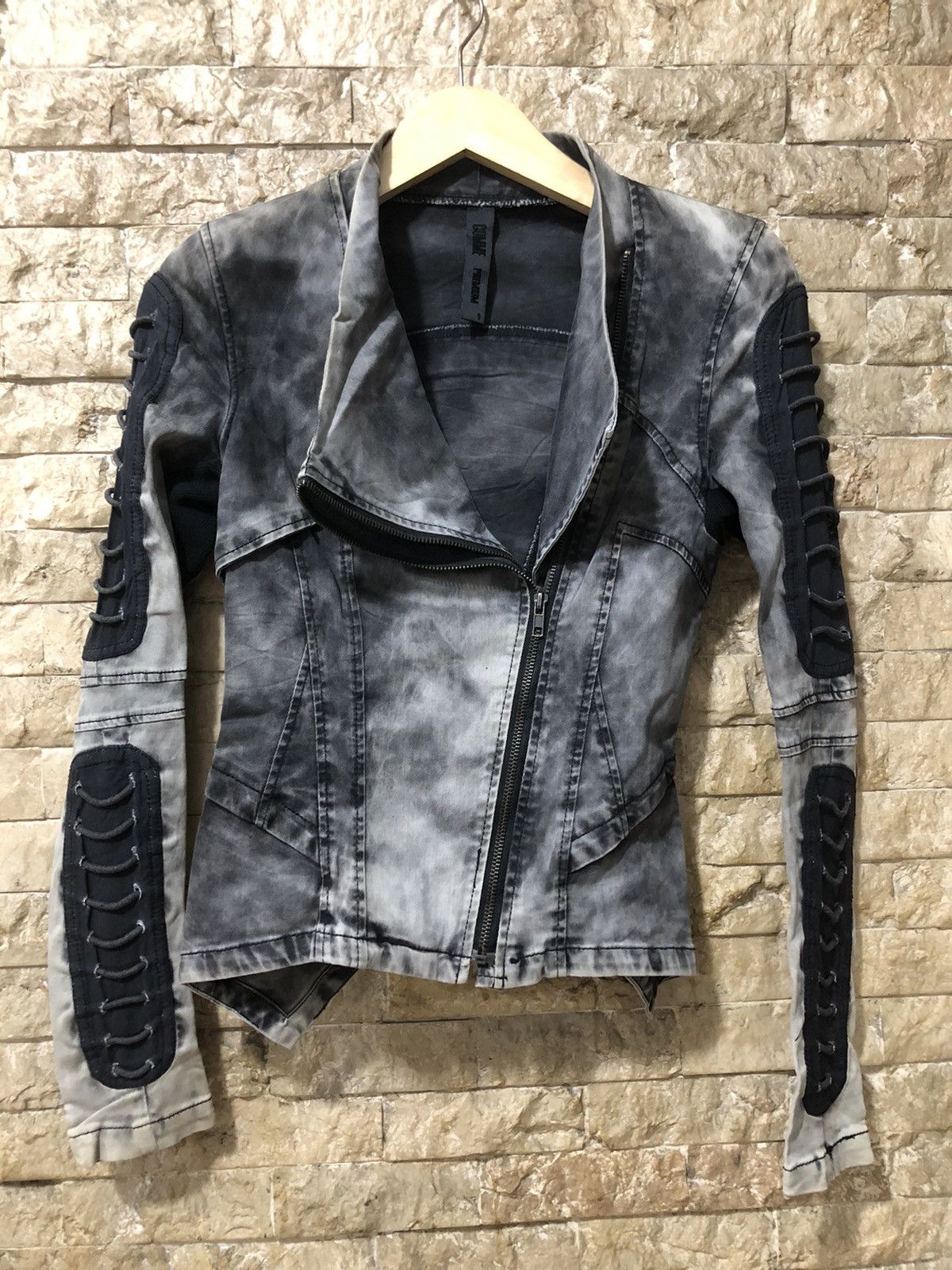14th Addiction Comme Premium Acid Wash Gothic Jacket Size US S / EU 44-46 / 1 - 2 Thumbnail