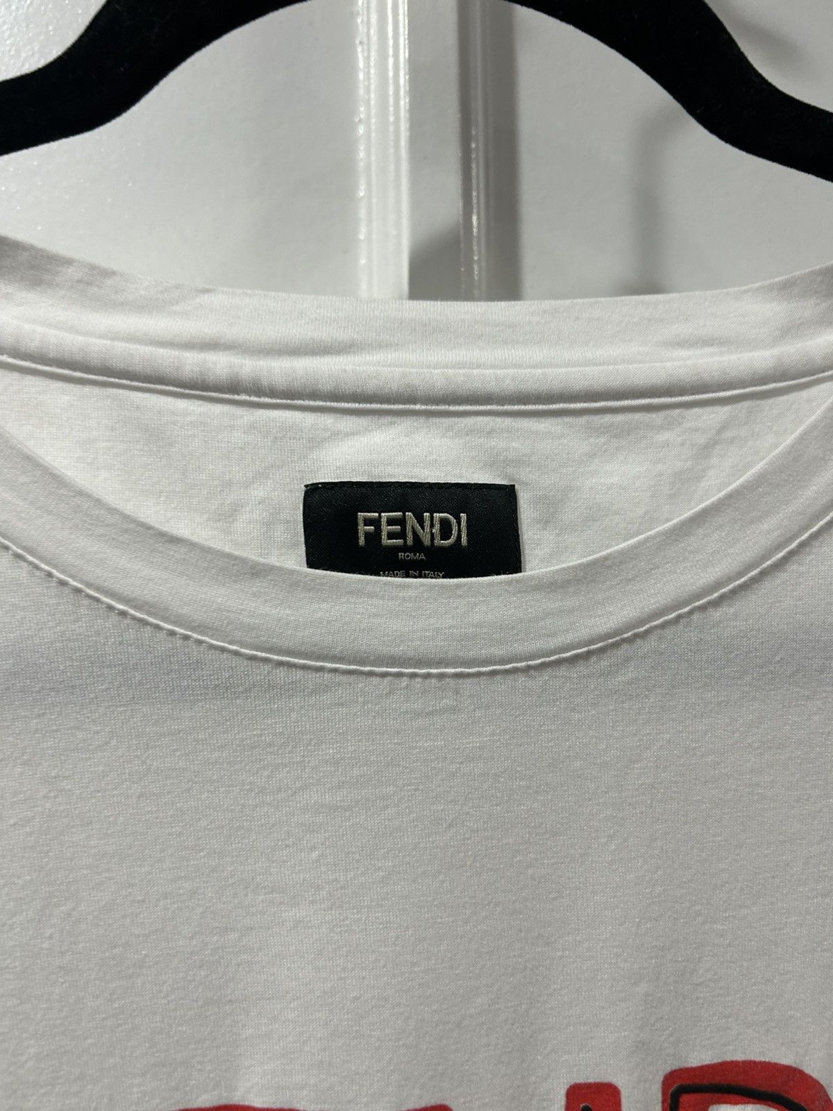 Fendi Fendi logo tshirt Size US XL / EU 56 / 4 - 3 Thumbnail