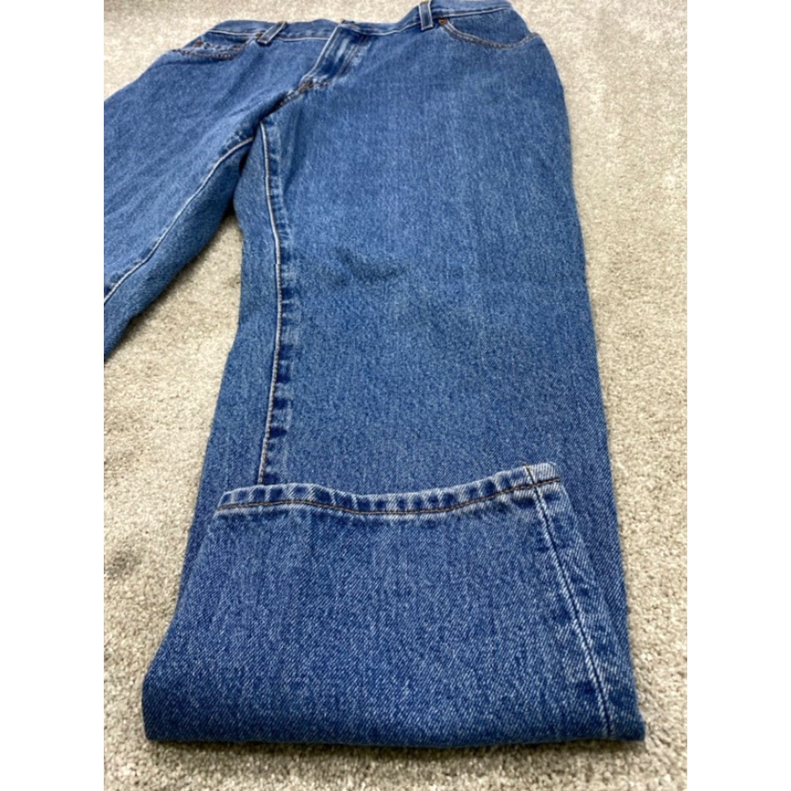 Levi's VINTAGE Levi's 550 Jeans Women's 14 MIS S Blue Denim Classic Relaxed Fit Tapered Levi's 550 Women Jeans 14 MIS S Blue Denim 550 Size 36" / US 14 / IT 50 - 3 Thumbnail
