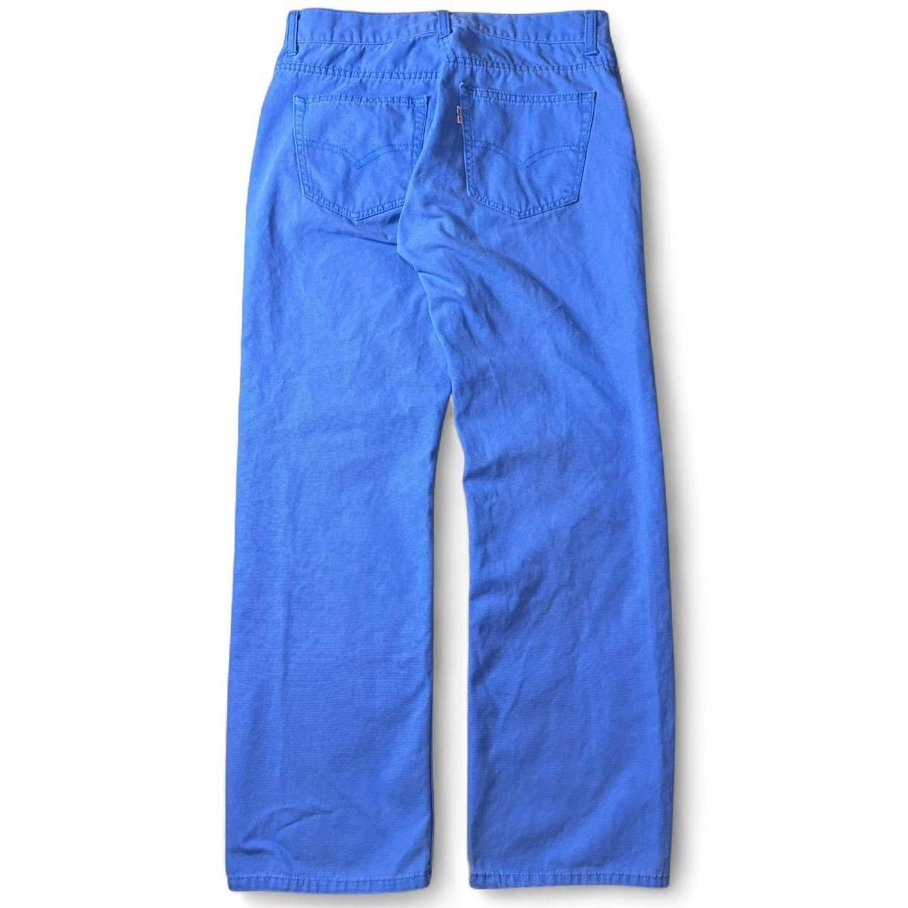 Levi's Levi's 505 Light Blue Straight Leg Chino Pants - 29x27 Size US 29 - 5 Thumbnail