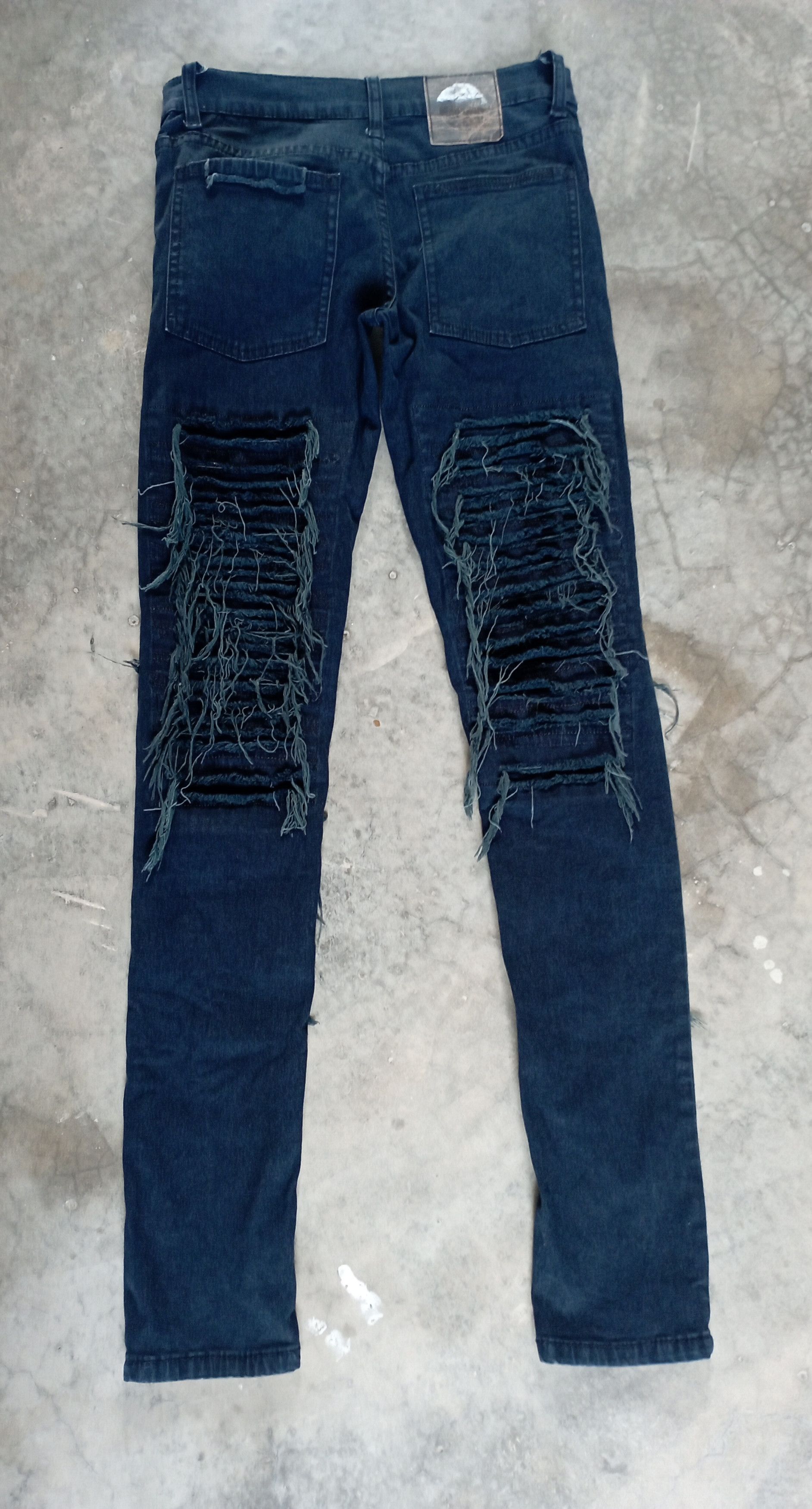 Tornado Mart Vintage Japan Punk Stretchable Skinny Cheap Monday Jeans Size US 26 / EU 42 - 2 Thumbnail