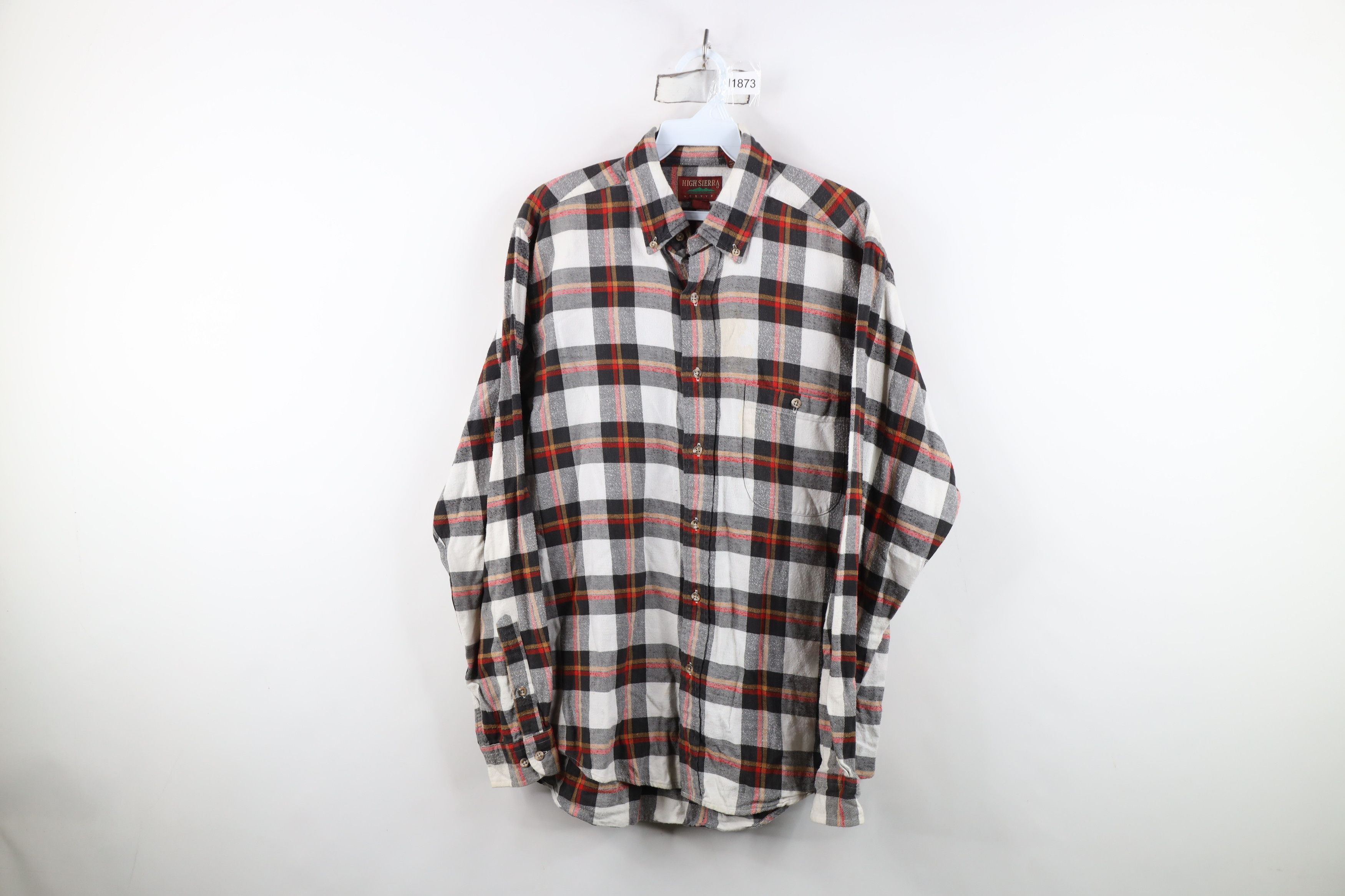 Vintage Vintage 90s Streetwear Flannel Collared Button Down Shirt Size US M / EU 48-50 / 2 - 1 Thumbnail