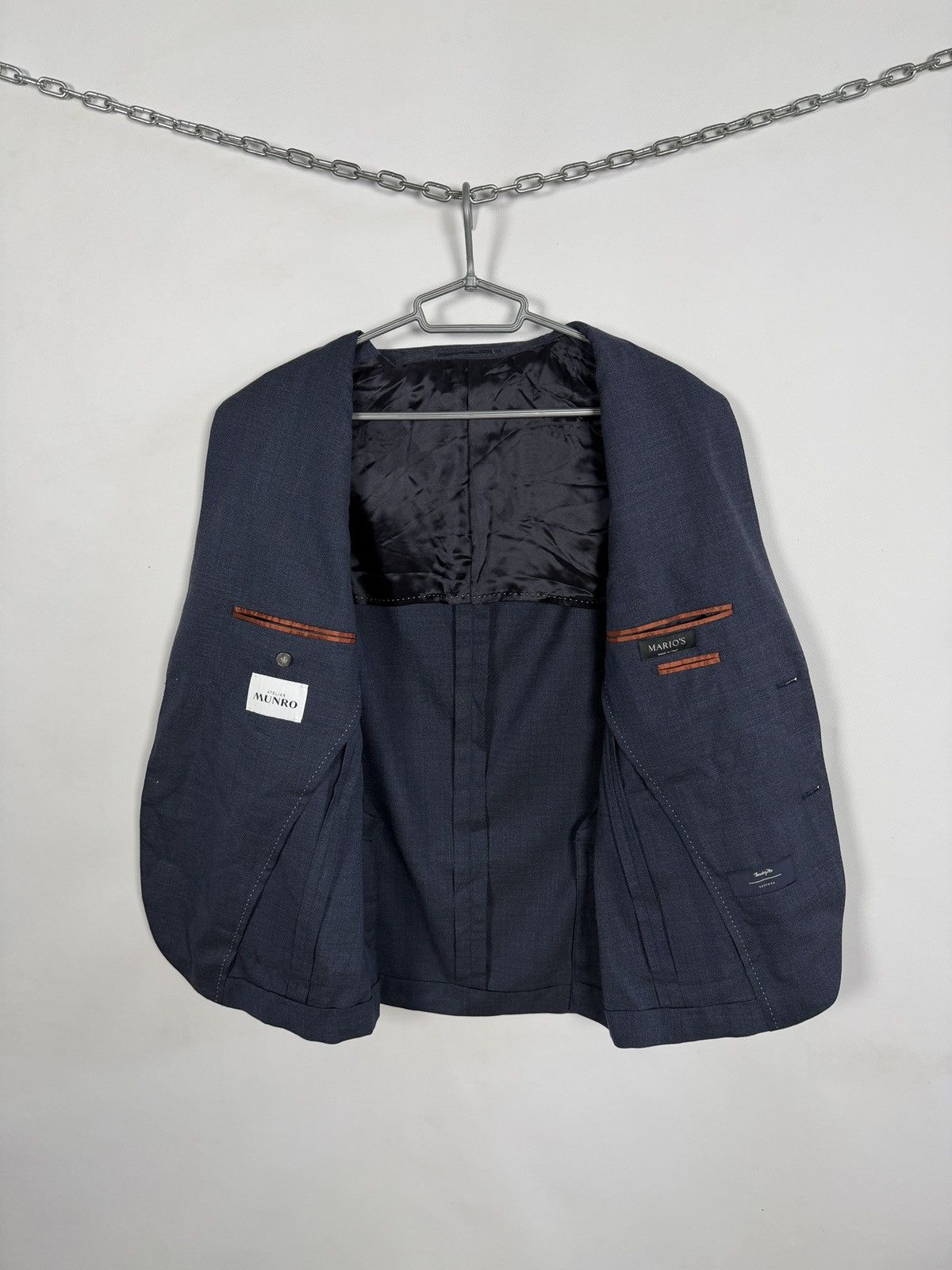 Other Atelier Munro Mario’s Blazer Jacket Wool Two Button Italy Size 48S - 7 Thumbnail