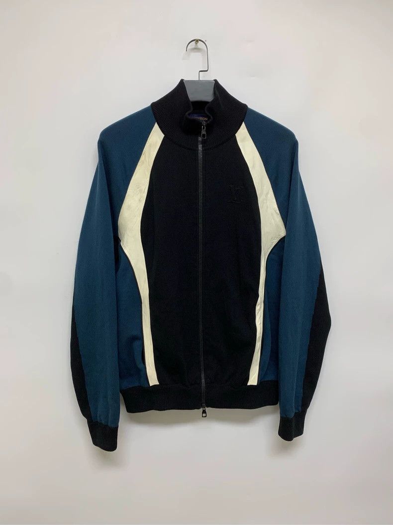 Louis Vuitton Louis Vuitton Knit Leather Jacket Outerwear - dmc Size US XL / EU 56 / 4 - 1 Thumbnail