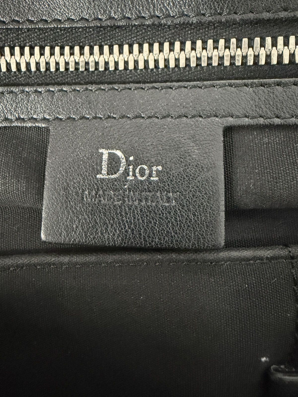 Dior Dior Homme Black/Navy Leather and Nylon Briefcase Size ONE SIZE - 8 Thumbnail