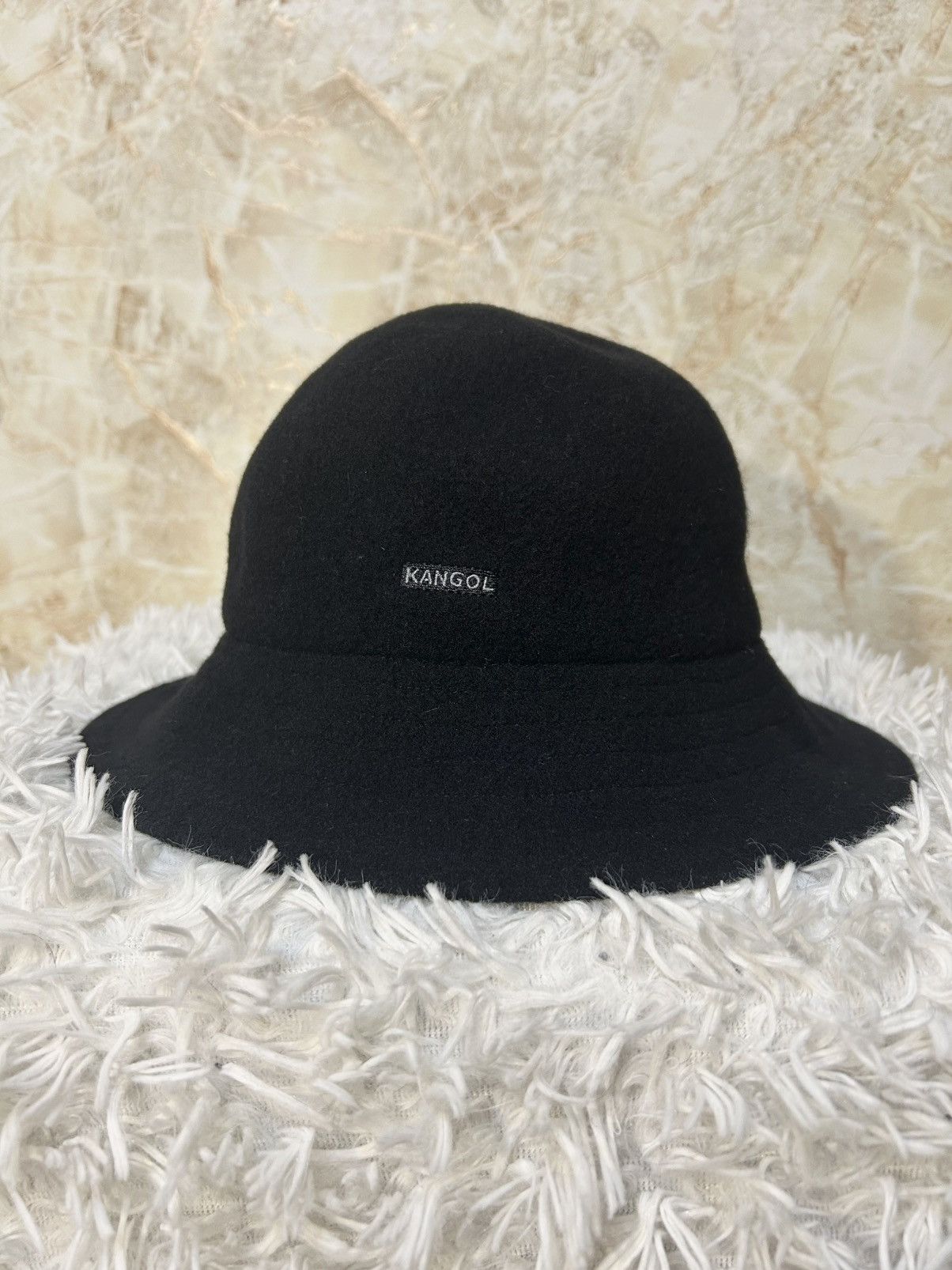 Kangol Vintage Kangol Wool Nissa Bucket Hat Rare Rap Hip Hop Black Size ONE SIZE - 1 Thumbnail
