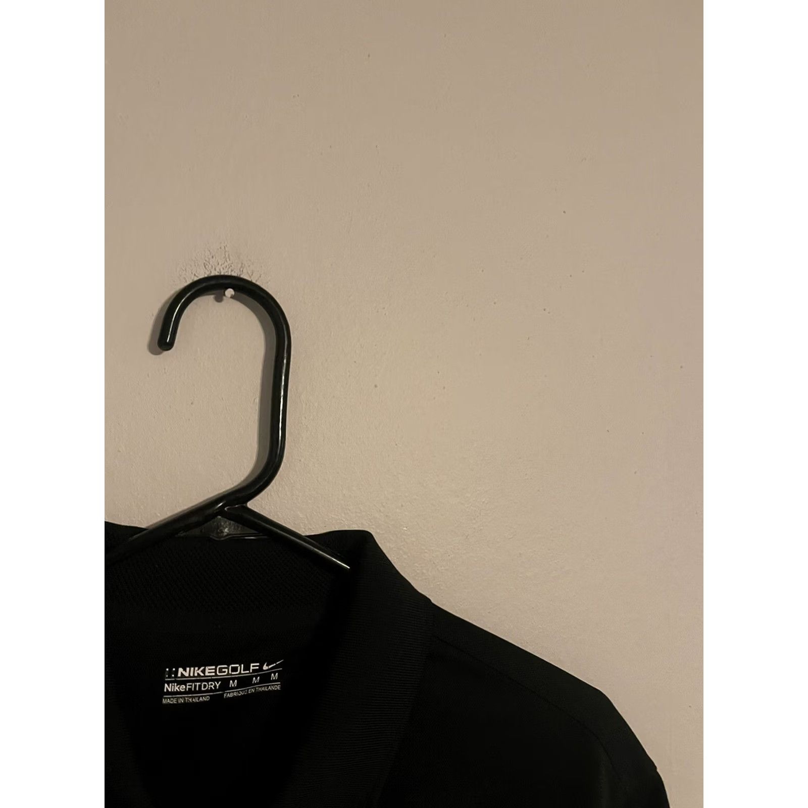 Nike Nike Golf Polo Shirt Black Athletic Performance Fit-Dry S/S Men's Medium M Size US M / EU 48-50 / 2 - 2 Thumbnail