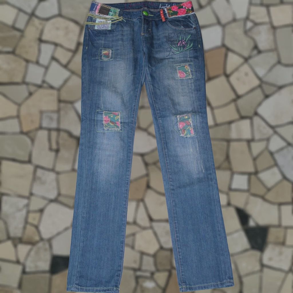 Desigual Desigual womens jeans Size 30 Regular fit Blue Skinny Slim Size 30" / US 8 / IT 44 - 1 Thumbnail