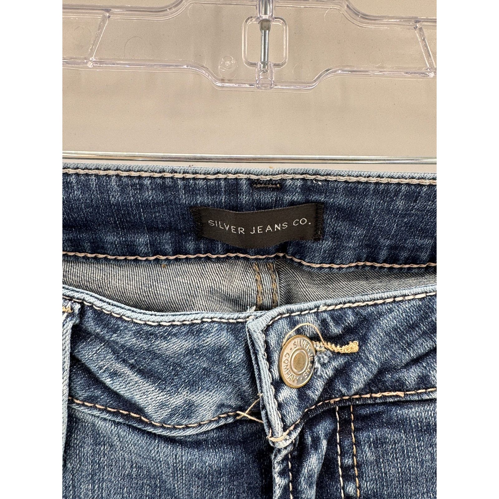 Silver Jeans Co. Silver Jeans Co Elyse slim boot size 30x33 western rodeo Size 30" / US 8 / IT 44 - 5 Thumbnail