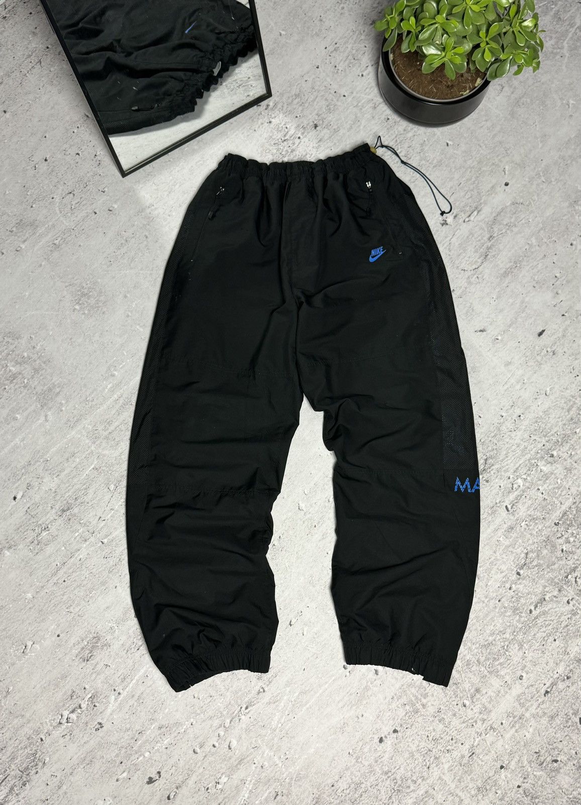 00s Nike Vintage Nylon Joggers Airmax Pants Baggy Y2K