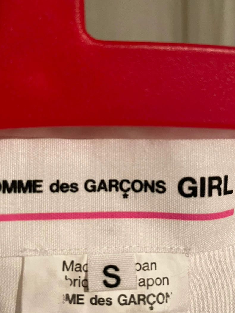 Comme des Garcons Comme Des Garcons Classic White Shirt Big Round Neck Girl Size S / US 4 / IT 40 - 7 Thumbnail