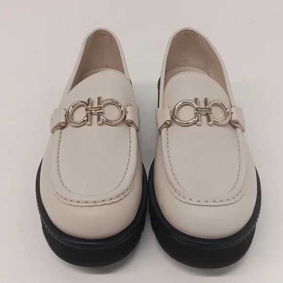 Salvatore Ferragamo Ferragamo Rolo Double Gancio Bit Loafers - Size 10 Size US 10 / IT 40 - 3 Thumbnail