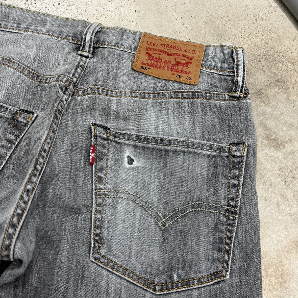 Levi's Levis 502 Minor Distressed Denim Pants Size US 29 - 12 Thumbnail