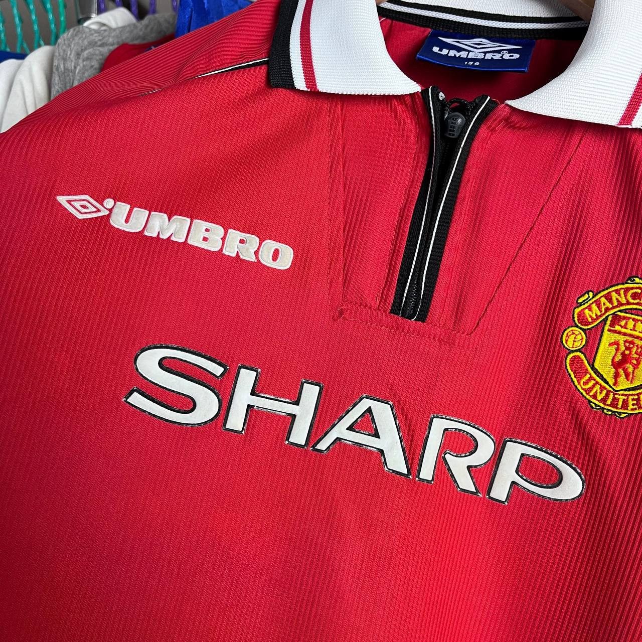 Vintage Umbro FC Manchester United 1998/1999 Football Soccer Jersey Size US XXS / EU 40 - 4 Thumbnail