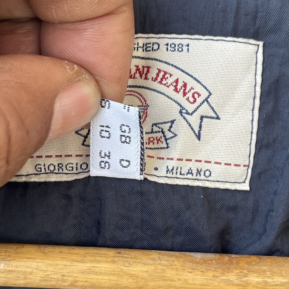 Giorgio Armani Vintage 90s Armani Jeans Archival Technical Fleece Jacket Size US M / EU 48-50 / 2 - 12 Thumbnail