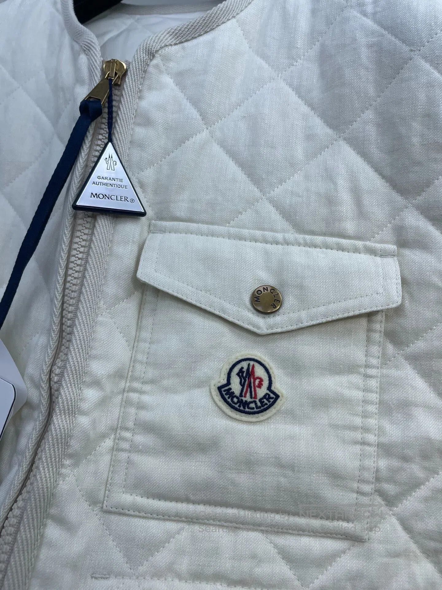 Moncler Moncler New White Down Jacket. Size US L / EU 52-54 / 3 - 3 Thumbnail