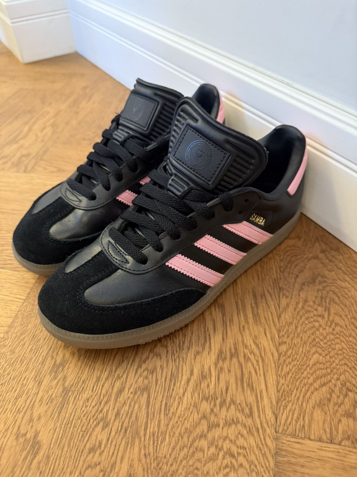 Adidas Adidas Samba x Inter Miami CF "Black Pink" (Limited Edition) Size US 7.5 / IT 37.5 - 6 Thumbnail