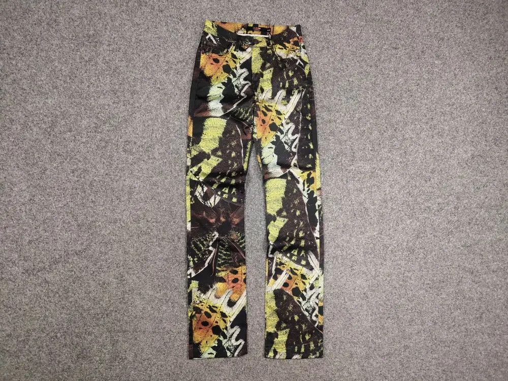 Jaded London Vintage Hysteric Glamour Style Y2K volare print satin Pants Size 24" / US 00 / IT 34 - 1 Thumbnail