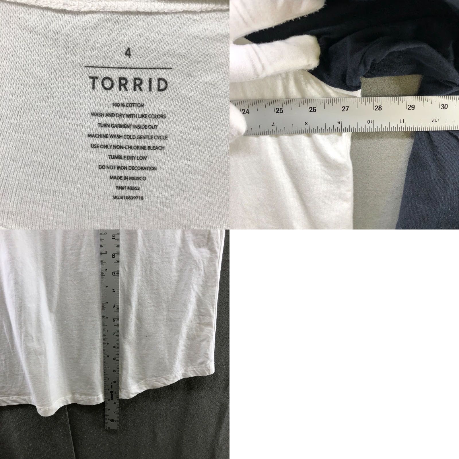 Torrid Torrid Shirt Womens 4X Long Sleeve Raglan Multicolor Love Me Forever Graphic Womens Size XXL / US 16-18 / IT 52-54 - 8 Thumbnail