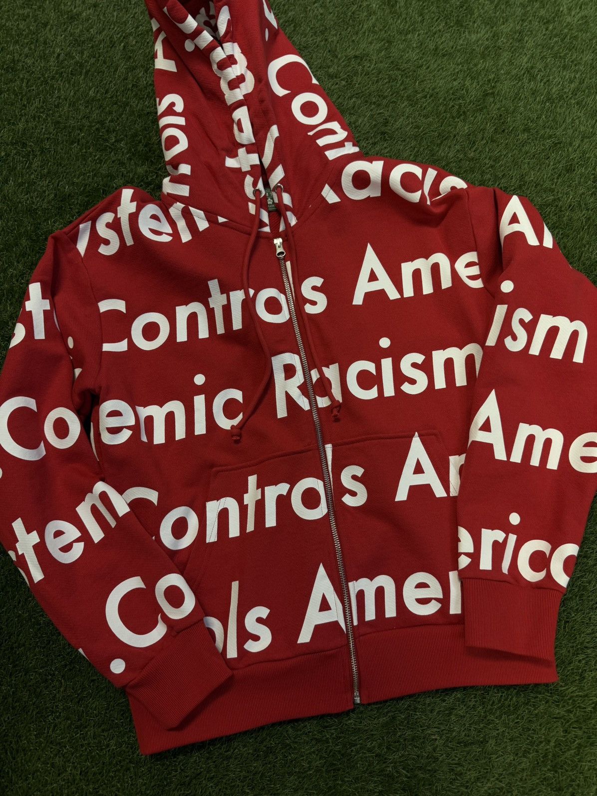 DENIM TEARS Denim Tears Systematic Racism Controls America Hoodie M Size US M / EU 48-50 / 2 - 5 Thumbnail