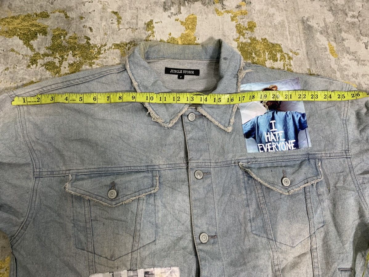 Japanese Brand Jungle Storm Distressed denim jacket Size US L / EU 52-54 / 3 - 16 Thumbnail