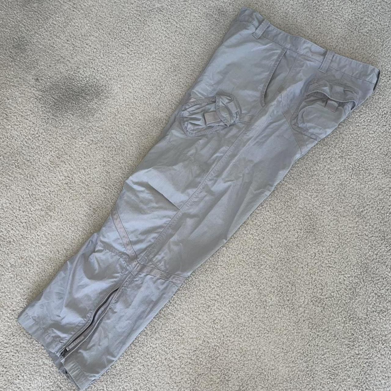 Gap Vintage Gap grey utility cargo pants 33 x 30 Size US 30 / EU 46 - 2 Thumbnail