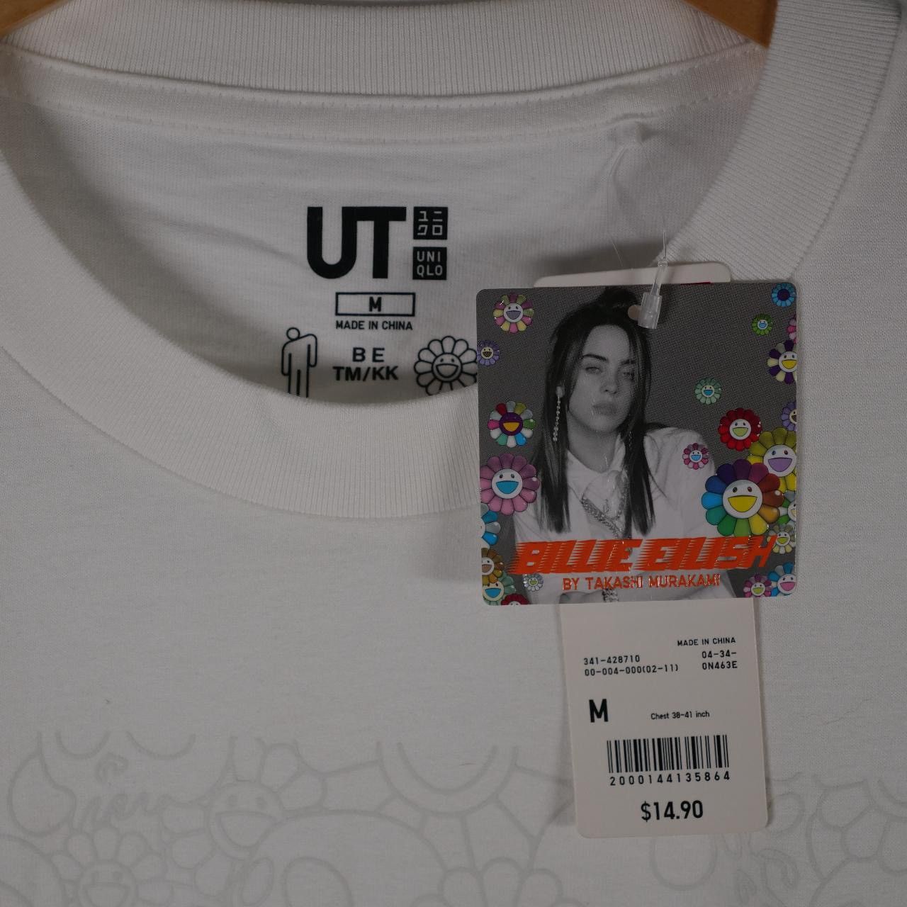 Billie Eilish × Takashi Murakami × Uniqlo NWT Billie Eillish x Takashi Murakami Flower Skulls Tee Size US M / EU 48-50 / 2 - 4 Thumbnail