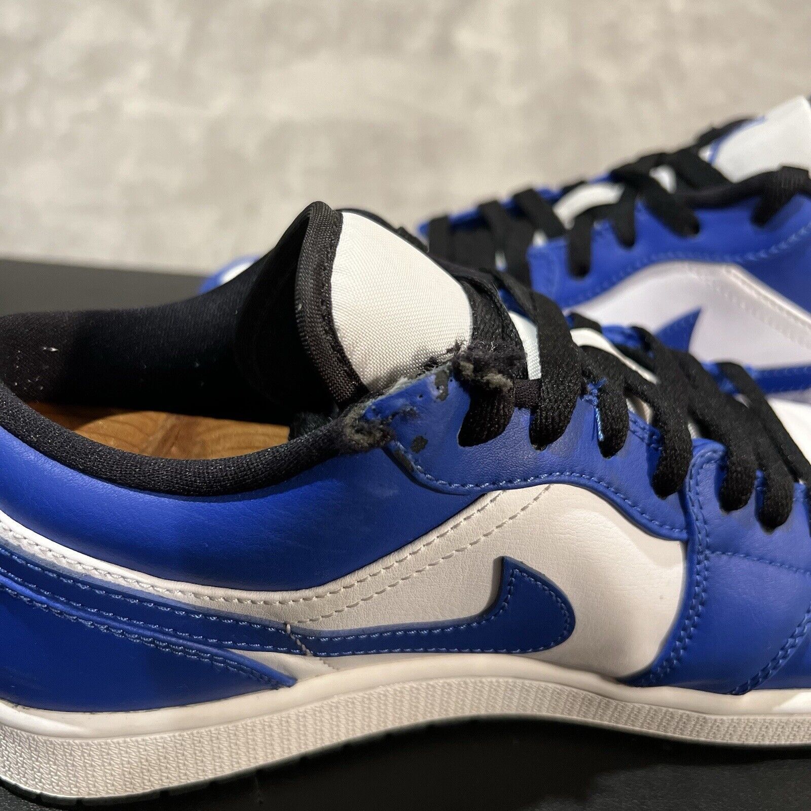 Jordan Brand Jordan 1 Retro Low Men's 9.5 Game Royal 553558-124 Athletic Size US 9.5 / EU 42-43 - 8 Thumbnail