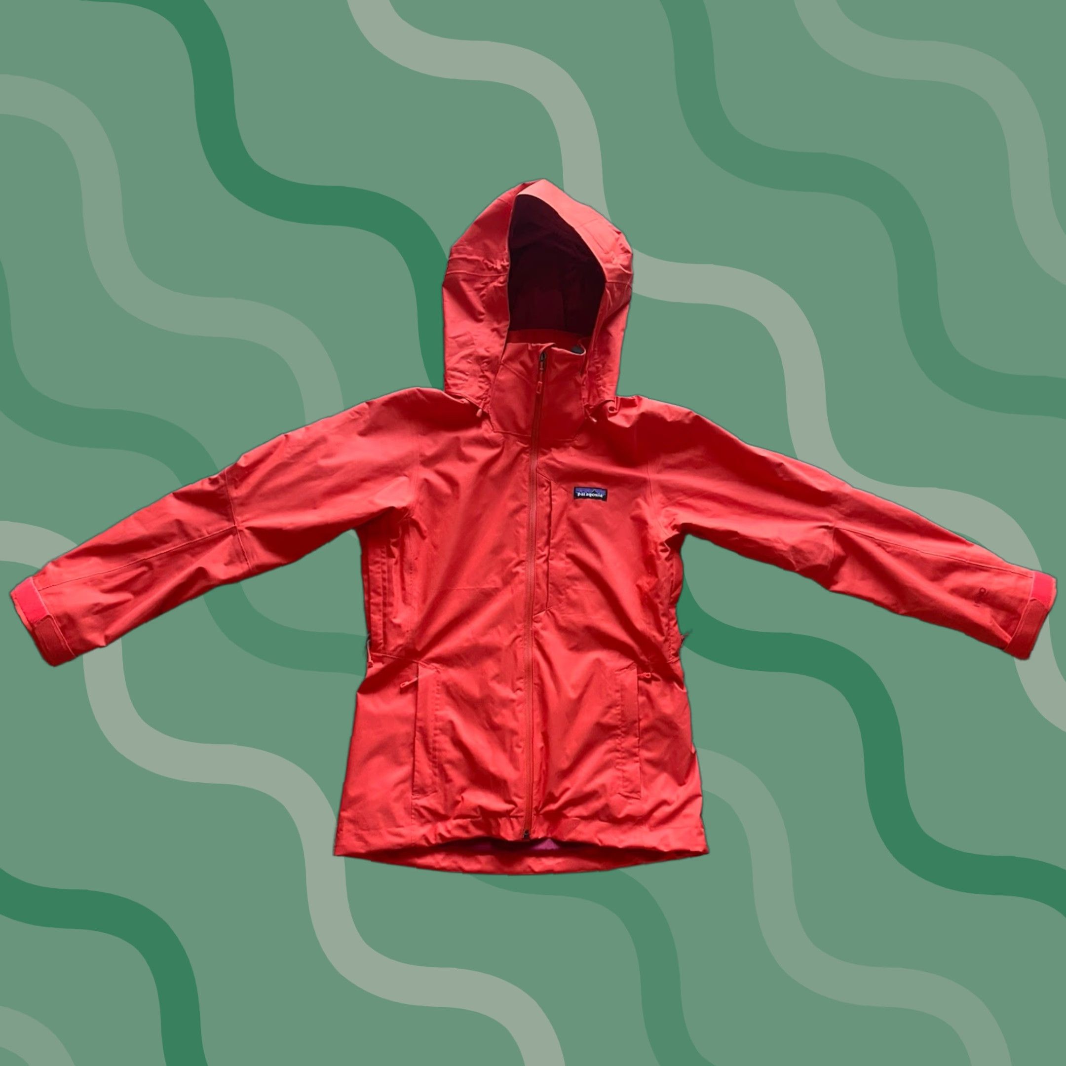 Patagonia Patagonia Jacket Womens XS Red/Orange H2NO Recco Full Zip Hooded Outdoor Ski Size XS / US 0-2 / IT 36-38 - 1 Thumbnail