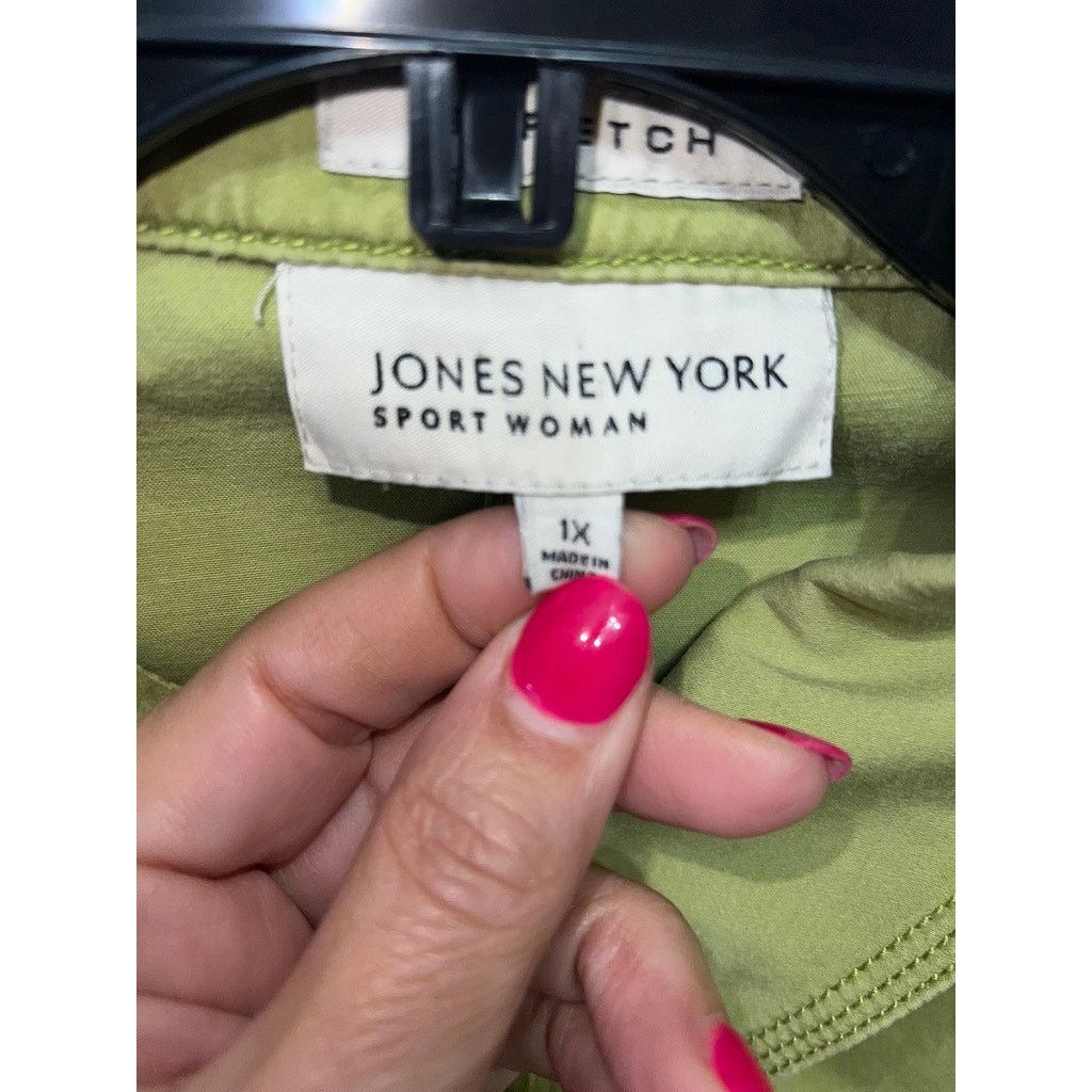 Jones New York Jones New York Sport Women's Utility Jacket Green Size 1X Size XXL / US 16-18 / IT 52-54 - 2 Thumbnail