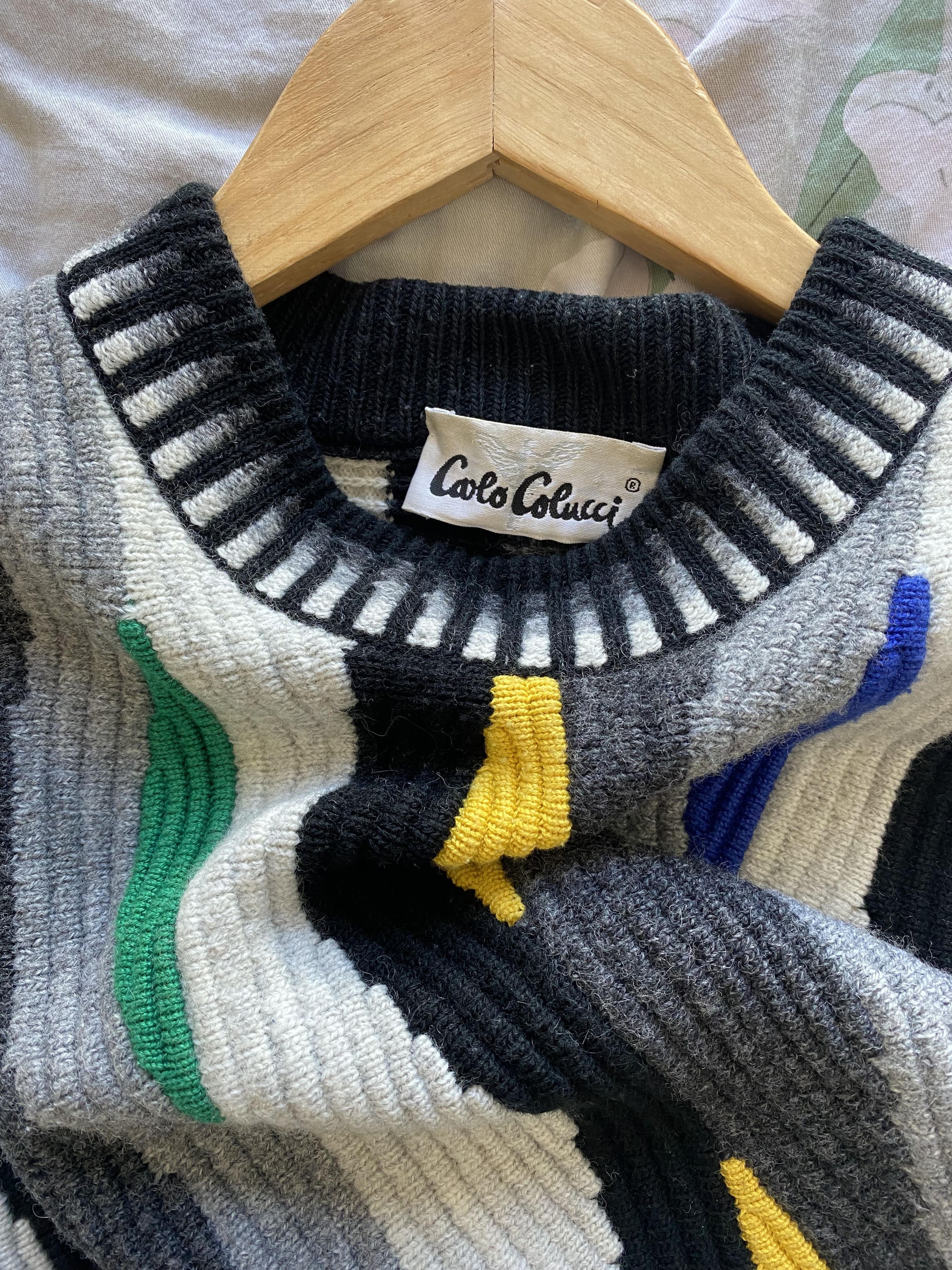 Carlo Colucci Carlo Colucci luxury sweater Size US XL / EU 56 / 4 - 3 Thumbnail