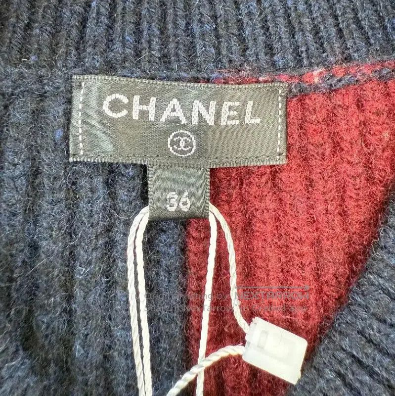 Chanel Chanel Colorblock Cotton Sweater for Women . Size M / US 6-8 / IT 42-44 - 3 Thumbnail