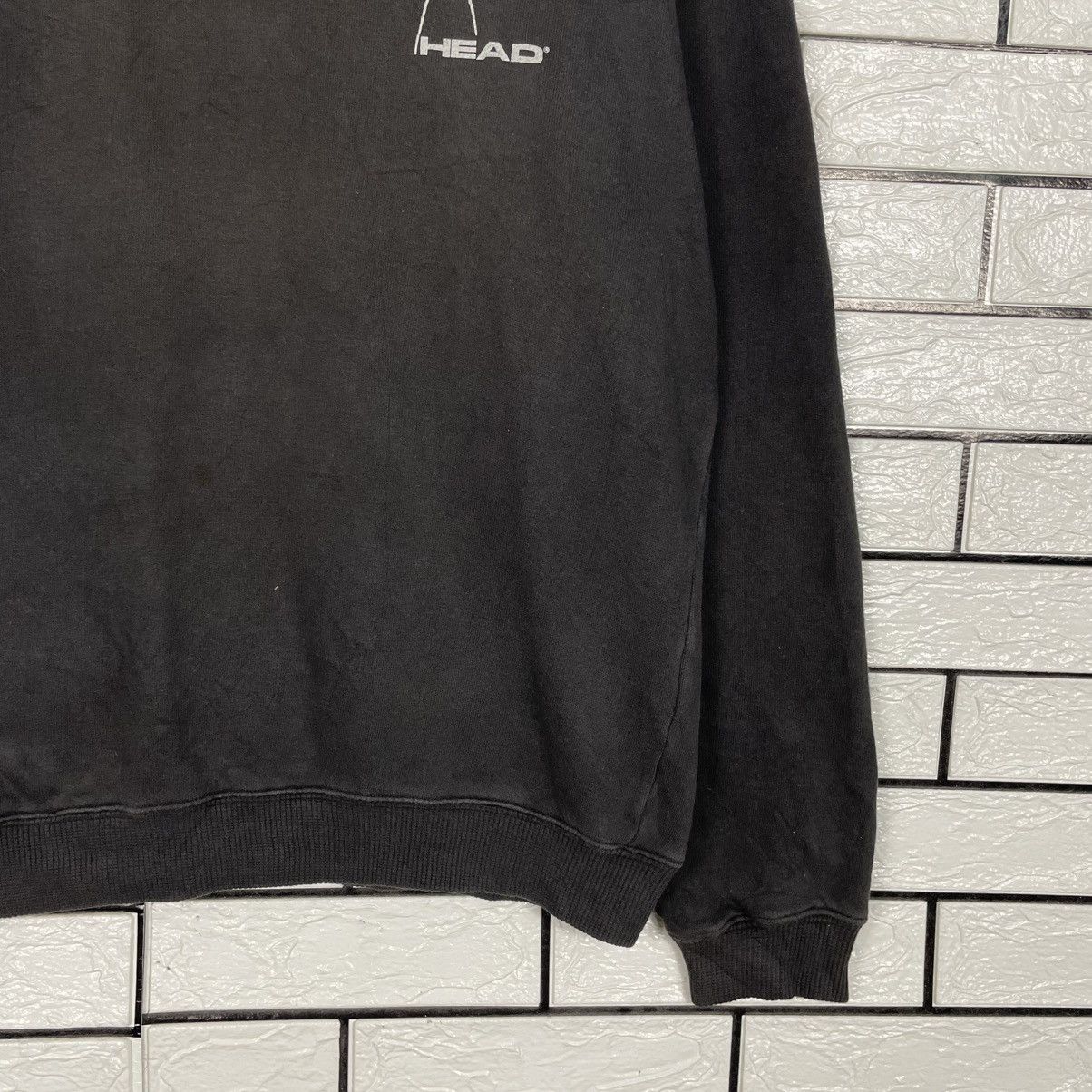 Japanese Brand Head Big Logo Black Sweatshirt Size US L / EU 52-54 / 3 - 4 Thumbnail