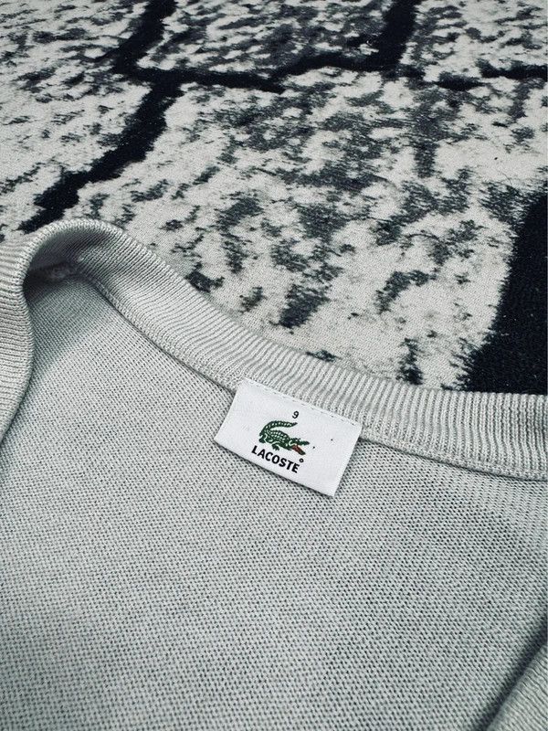 Lacoste Lacoste Cardigan Sweater Gray 3XL Size US XXL / EU 58 / 5 - 5 Thumbnail