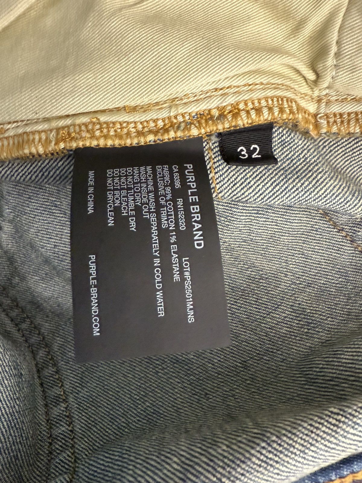 Purple Brand Purple Brand Gold Mine Denim Size US 32 / EU 48 - 4 Thumbnail