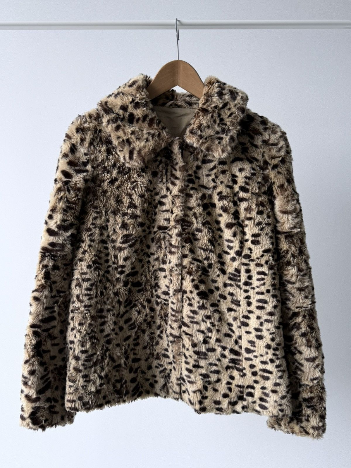 Hysteric Glamour 2000s Y2K Hysteric Glamour Style Leopard Faux Fur Jacket Size L / US 10 / IT 46 - 1 Thumbnail