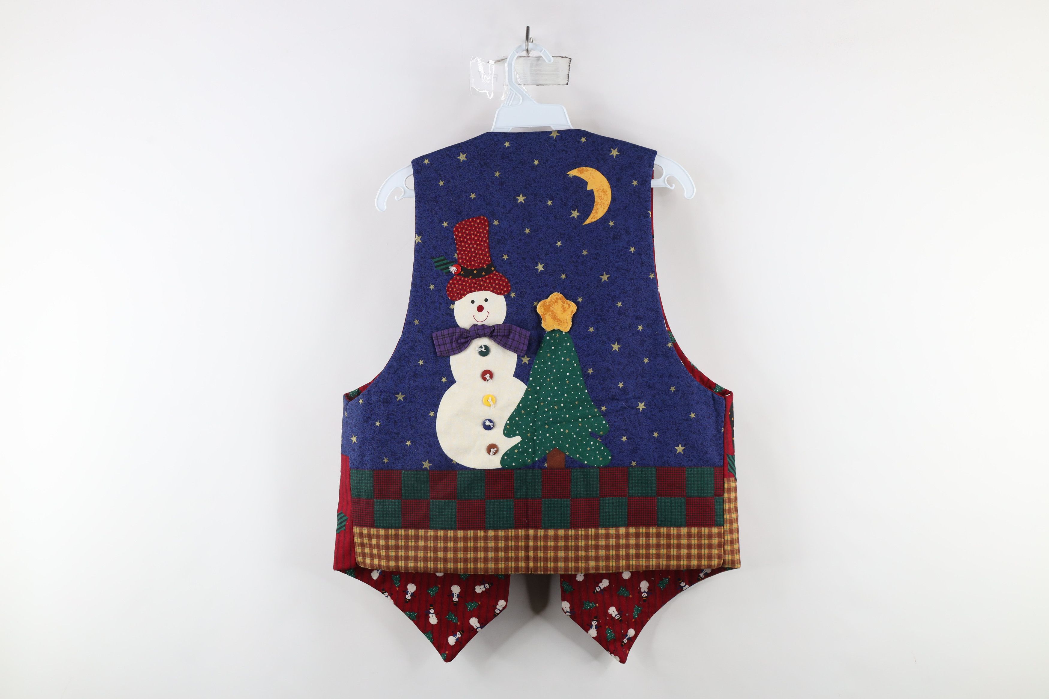 Vintage Vintage 90s Streetwear Reversible Christmas Vest Jacket Size M / US 6-8 / IT 42-44 - 10 Thumbnail